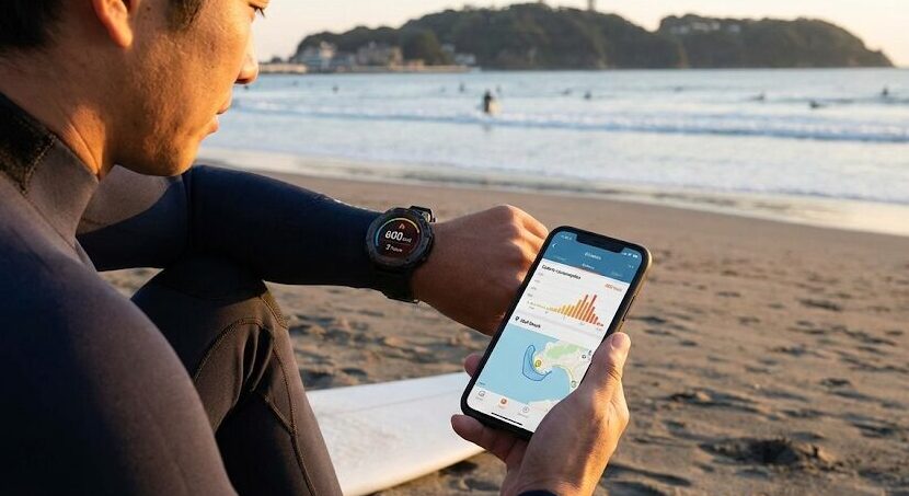 サーフィンの消費カロリーを計測・管理!おすすめのスマートウォッチとアプリ
