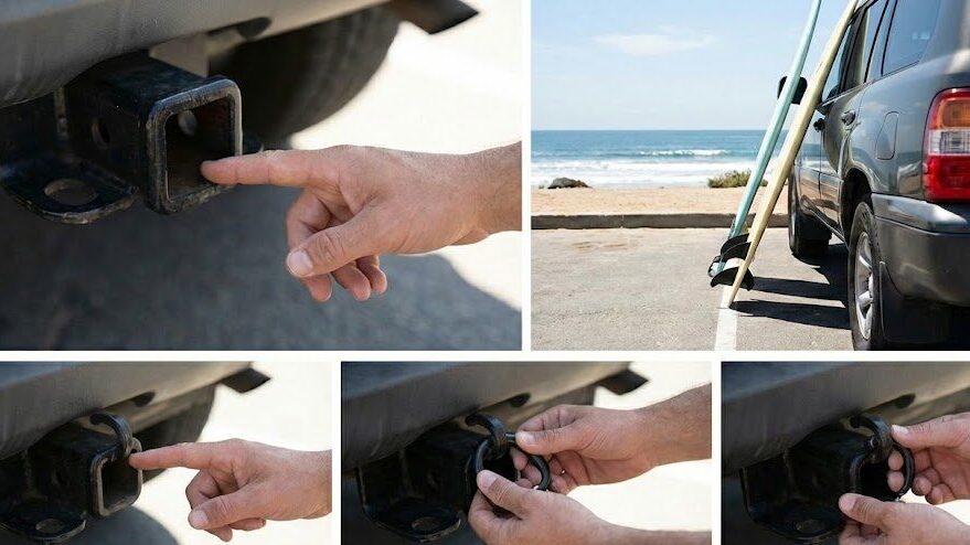 サーフィン用キーボックスの正しい取り付け場所と使い方